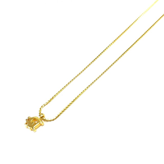 Christian Dior　クリスチャン ディオール　Diorモチーフ　ネックレス　ゴールド　vintage　ヴィンテージ　オールド　aswewc