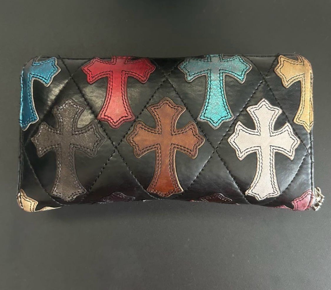CHROME HEARTS クロムハーツ マルチカラー セメタリークロスパッチ