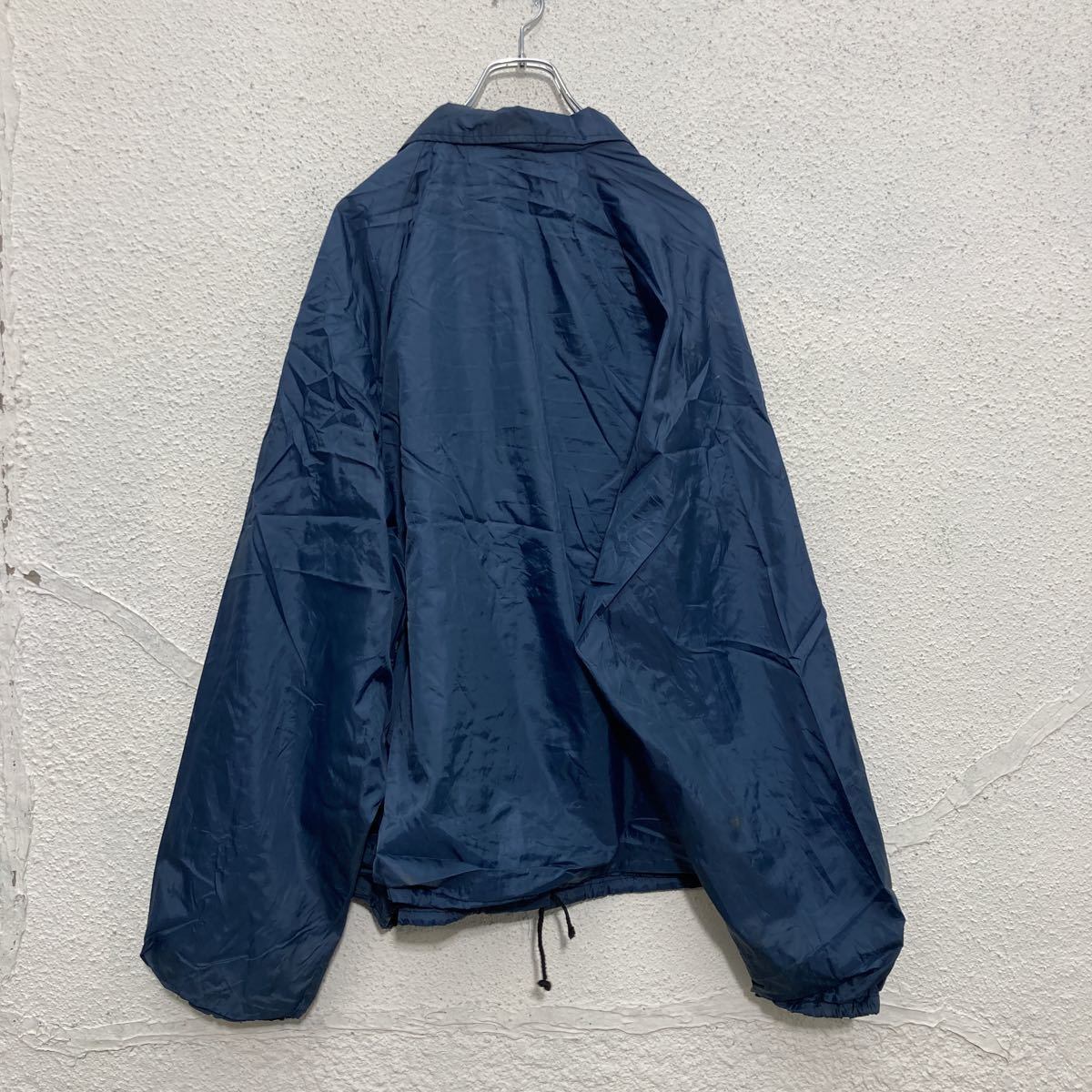 USA製 コーチジャケット 2XLサイズ ビッグサイズ 紺 ネイビー 古着卸