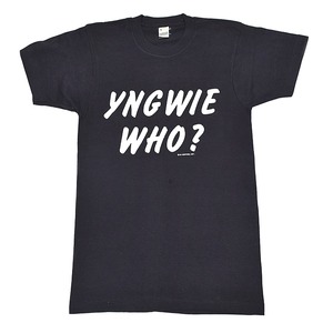 1986 YNGWIE MALMSTEEN イングウェイマルムスティーン YNGWIE WHO? ヴィンテージTシャツ 【M】 @AAB1368