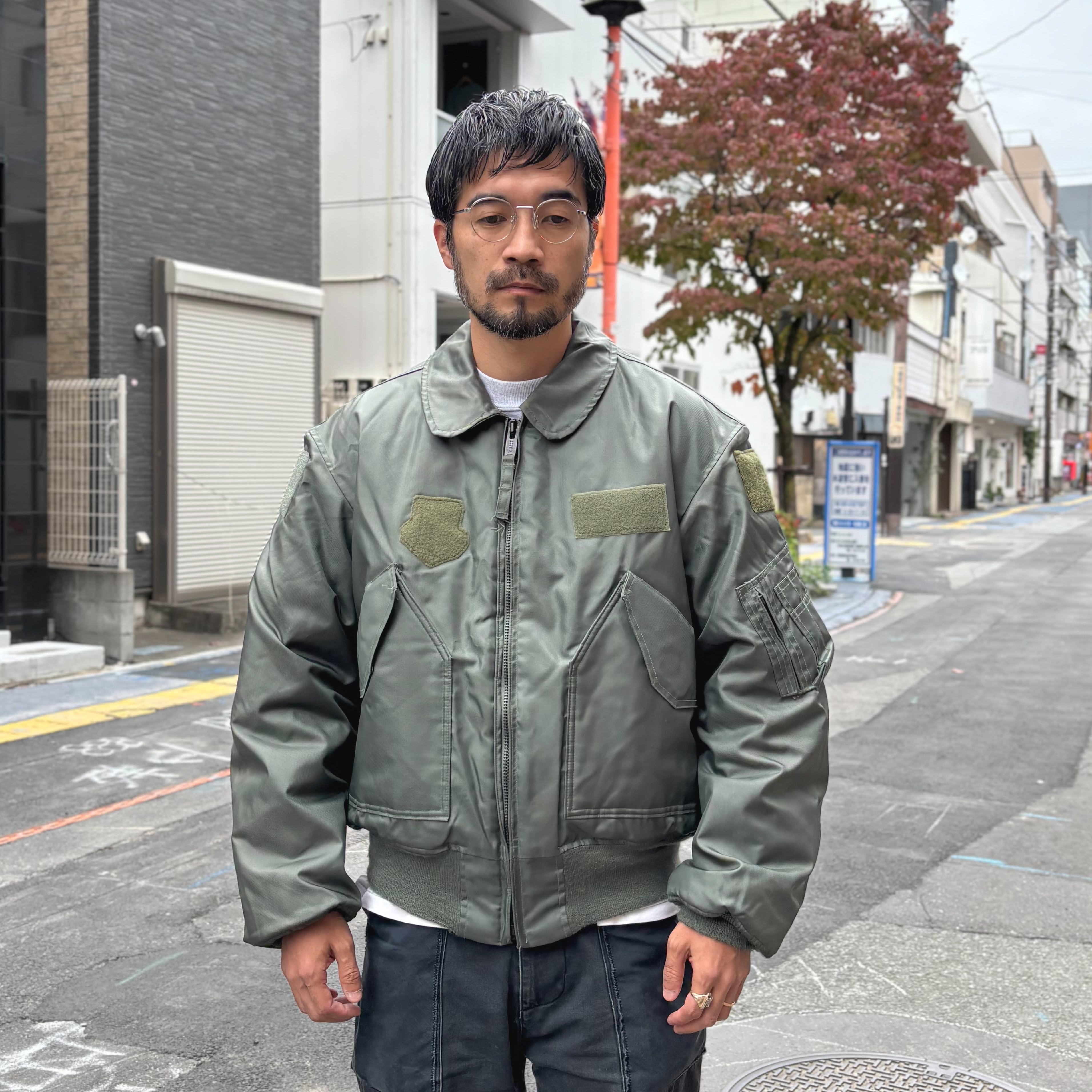 90s USA製 CWU-45p US AIR FORCE アメリカ軍 民間品 90's US Air Force CWU-45/P Flight Jacket L / アメリカ軍 空軍