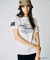 COOLAドライブプリントベーシックTシャツ (WHITE)　CQ-49002