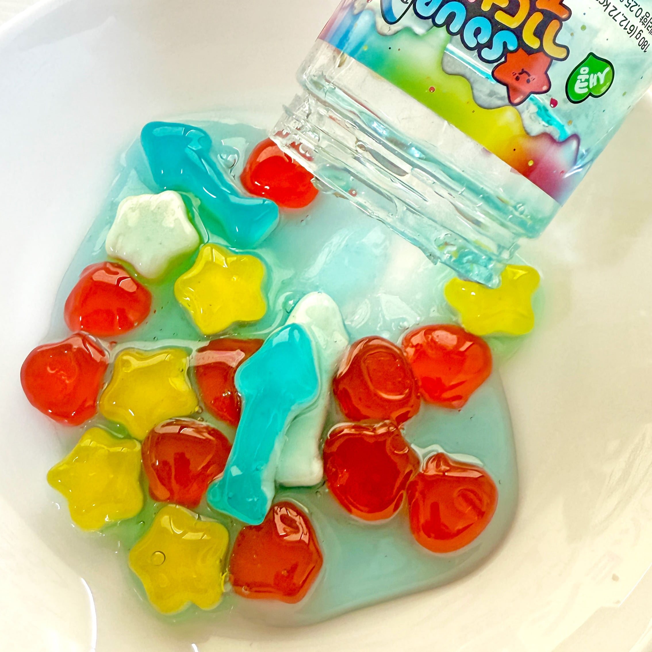 サワースライムグミ！水あめグミ！【ブルーベリー味】 韓国お菓子