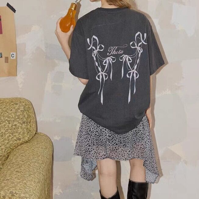 グラフィック ショートスリーブ Tシャツ L1377