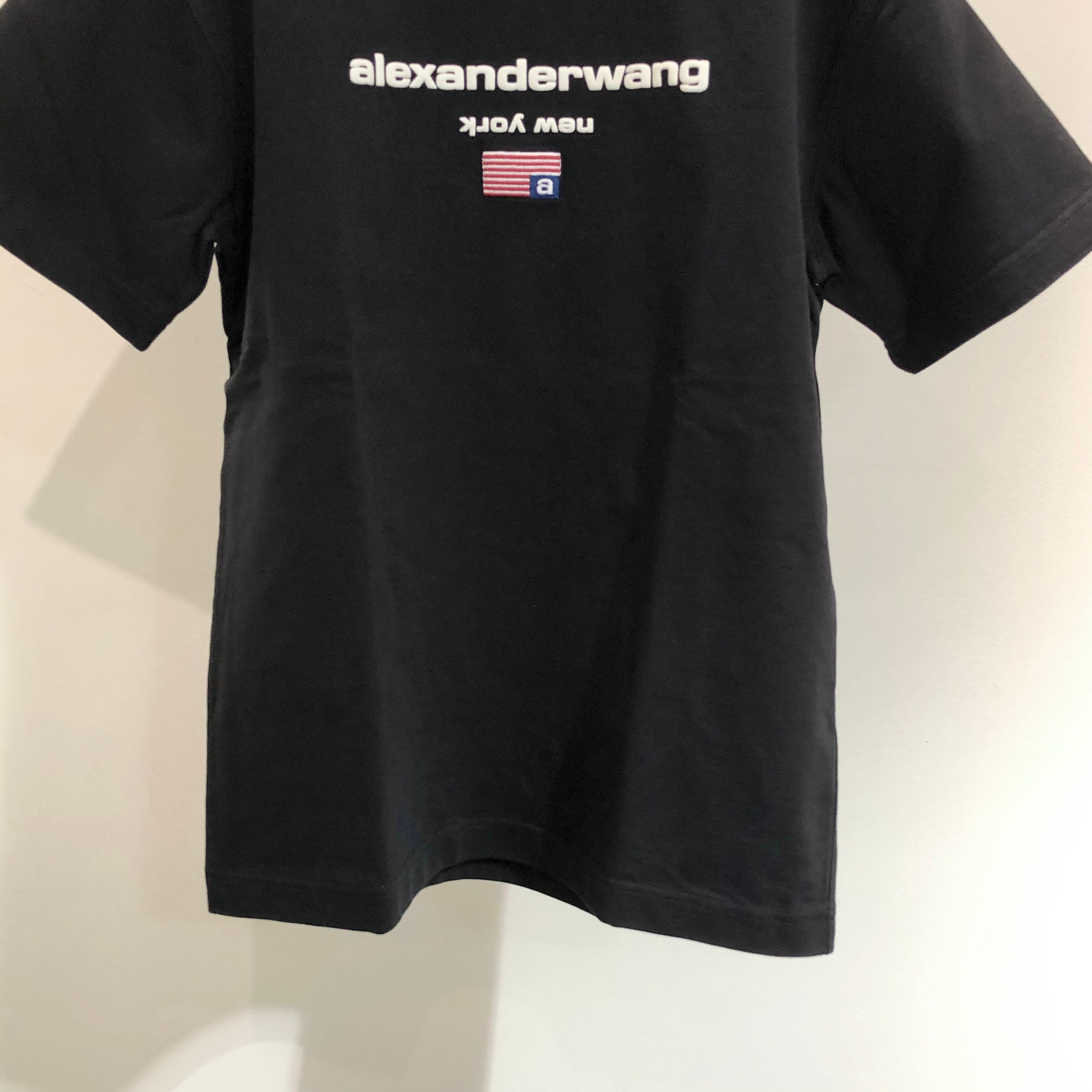 高品質 割引中！AlexanderWangアレキサンダーワン ロゴロンT長袖