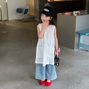 夏サイドフリルワンピース