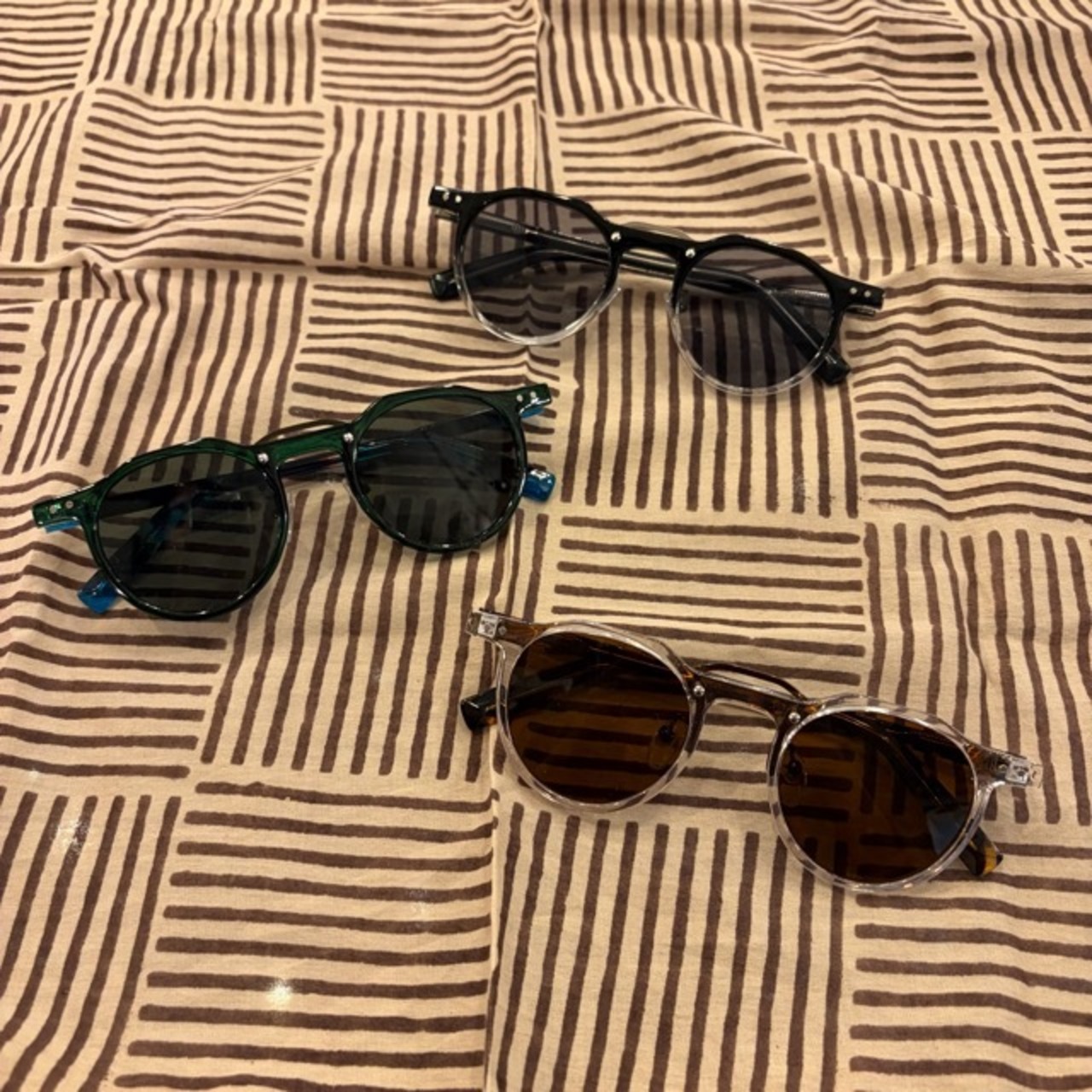 TOPANGA Accessory Retro ラウンド サングラス 3Type レトロラウンドサングラス　　べっ甲　Sunglass