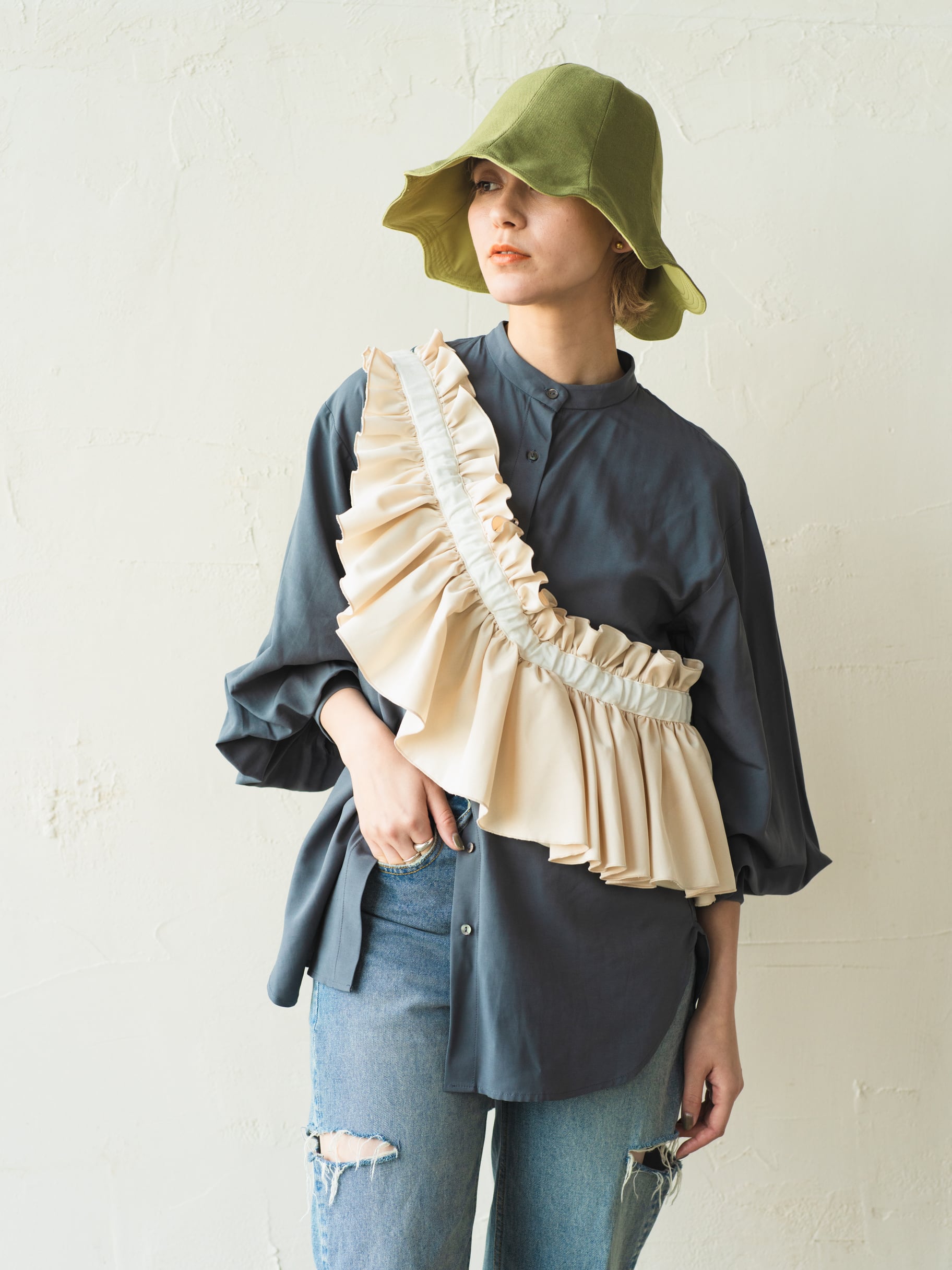 DŌRA / WHITE | ORIENT MILLINERY DŌRA / WHITE | ORIENT MILLINERY