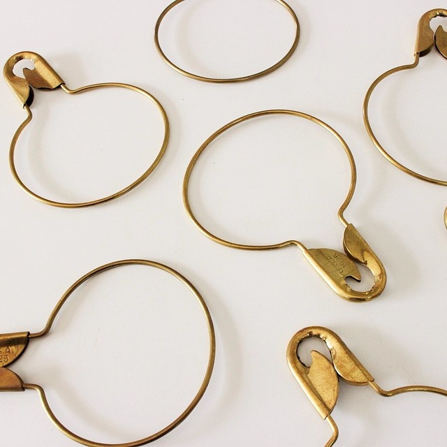 アメリカングッズ ヴィンテージ U.S.A1925 丸型ビッグ安全ピン