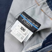 HARDY AMIES ハーディエイミス ヒョウ刺繍 デニム パンツ ジーンズ サイズ 100 /インディゴ/メンズ/大きいサイズ