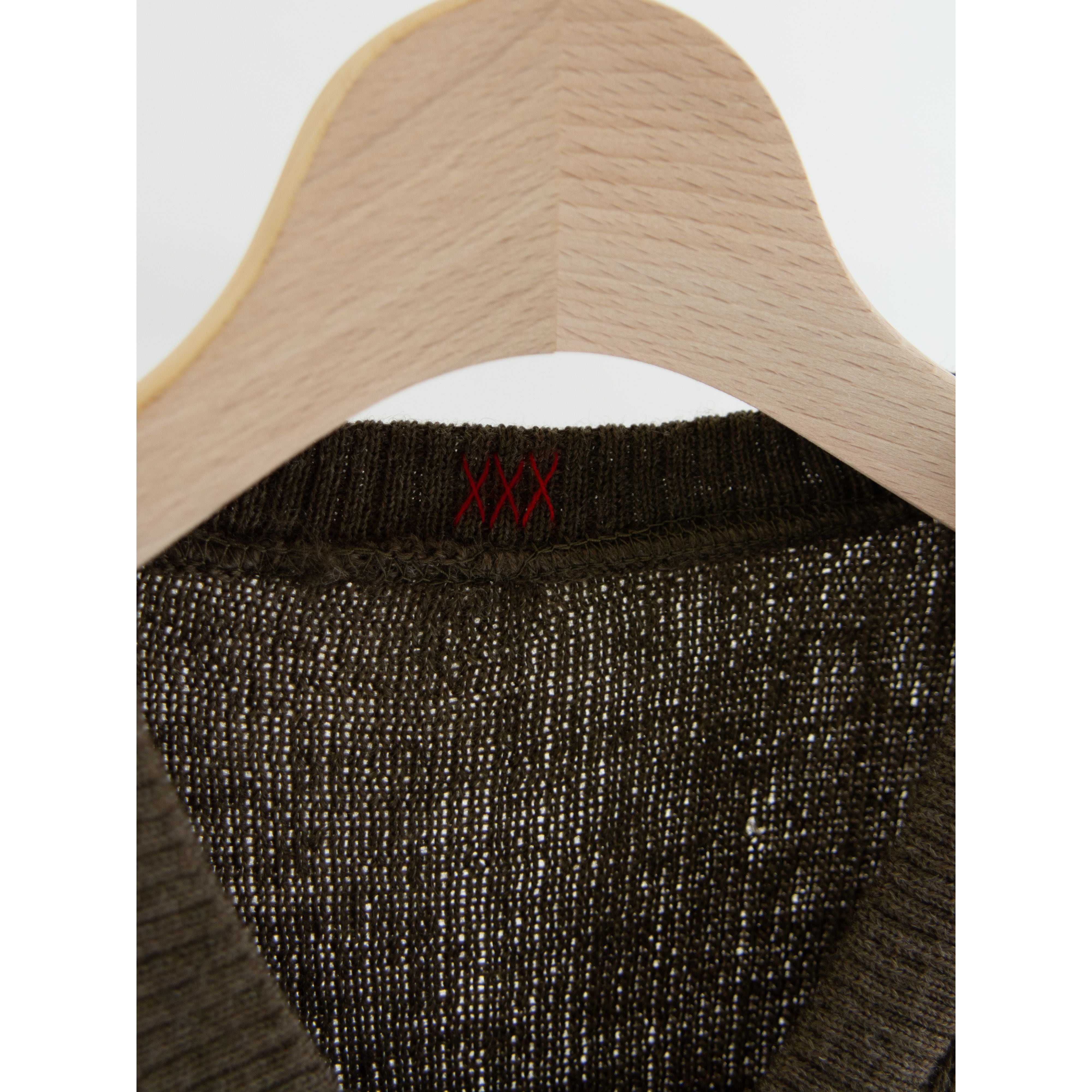 【Dead stock】70's Italian army 100%wool v-neck sweater（デッドストック イタリア軍 Vネックウールニットプルオーバー セーター）11c