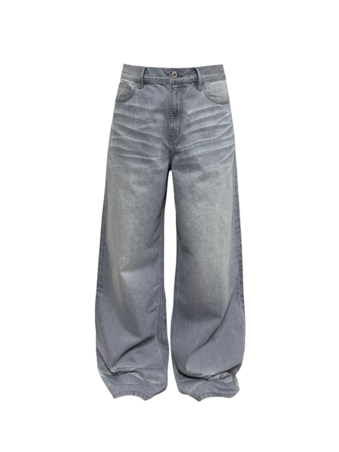 JCAESAR STUDIO Light Blue Gray Washed Denim