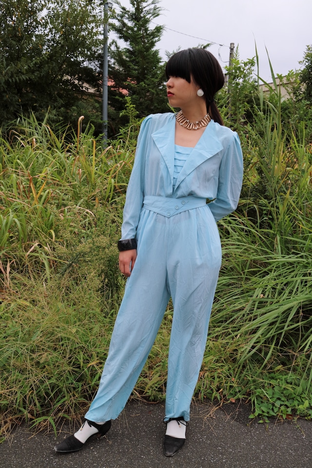 Milktea ribbon jump suit