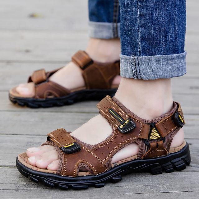 【予約販売】サンダル メンズ カジュアル アウトドア 靴 スポーティー ブラック イエロー ブラウン お洒落 24cm/24.5cm/25cm/25.5cm/26cm/26.5cm/27cm