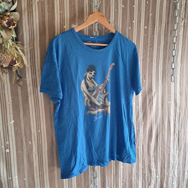 "Fender" 両面プリントTシャツ used [508007]