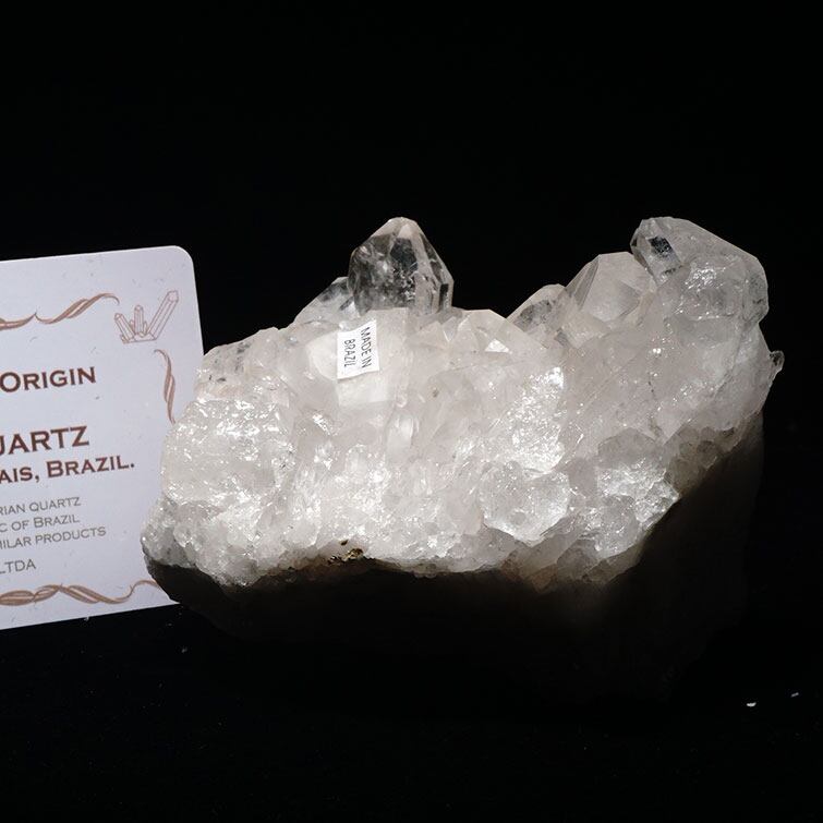 水晶 クラスター ブラジル ミナスジェライス州 コリント産 レムリアンシード 証明書付属 一点物 282-241