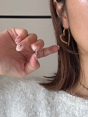 half heart pierce
