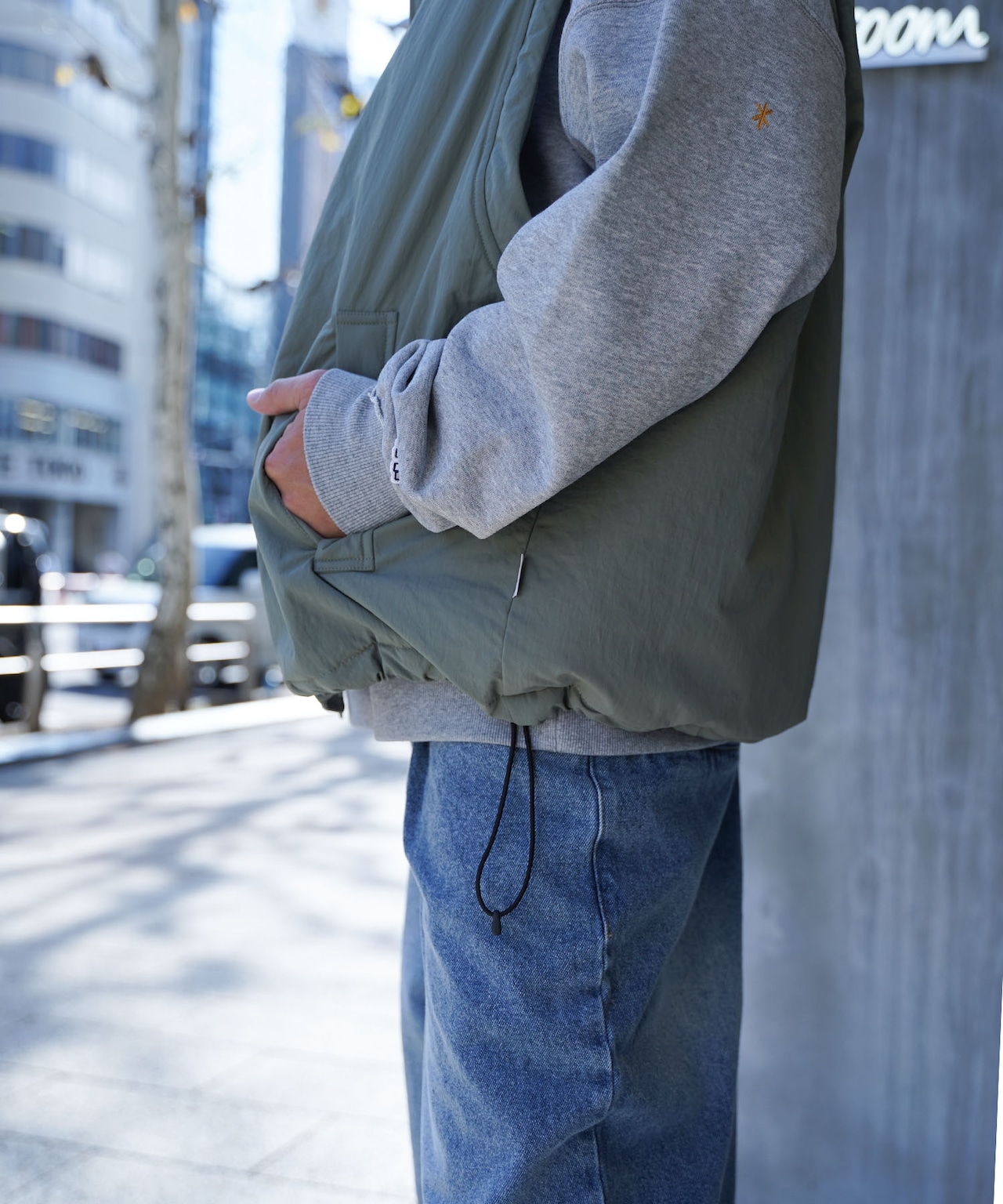 【#Re:room】ICON ONE POINT LITE PUFF VEST［REJ118］