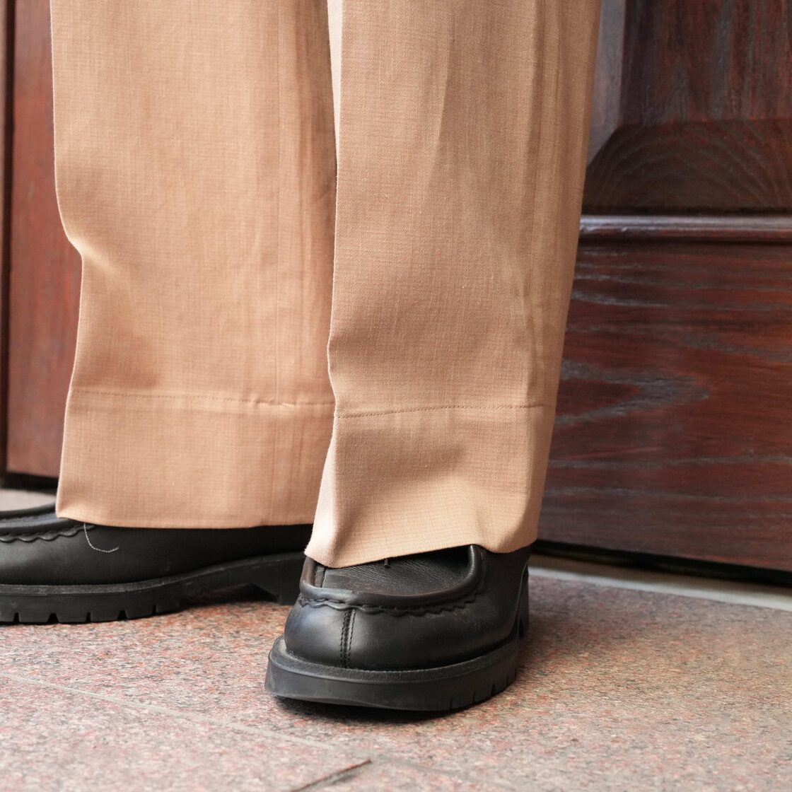マーティーアンドサンズ MAATEE＆SONS 25SS JEFFERY 2PLEATS TROUSER 