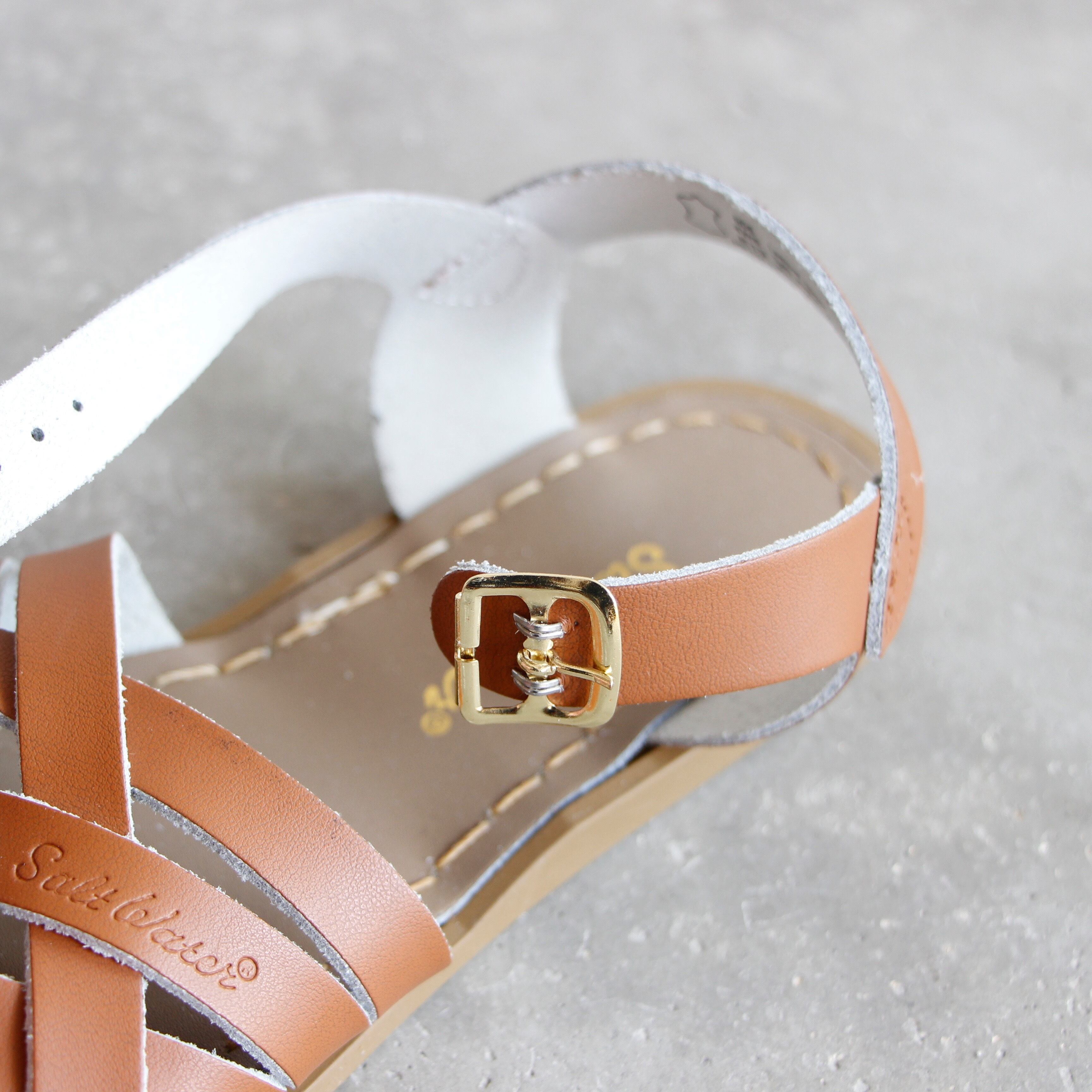SALTWATER SANDALS》Retro / tan / 23-24cm | cirkel mote