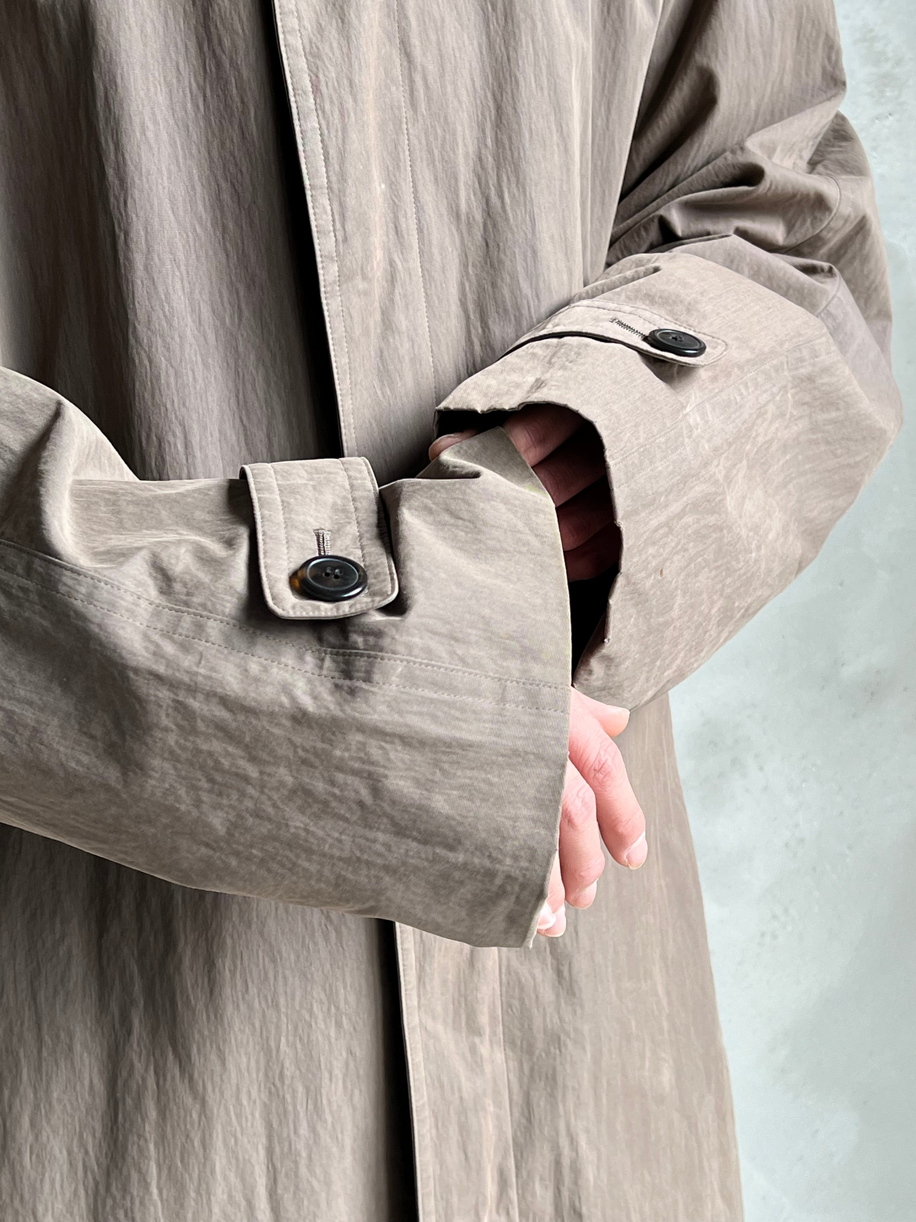 90'sオーバーサイズデタッチャブルレザーカラーコート | TUNAGI JAPAN