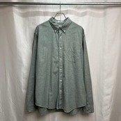 J.CREW　オックスフォードシャツ　BD　胸ポケット　無地　長袖シャツ　XL