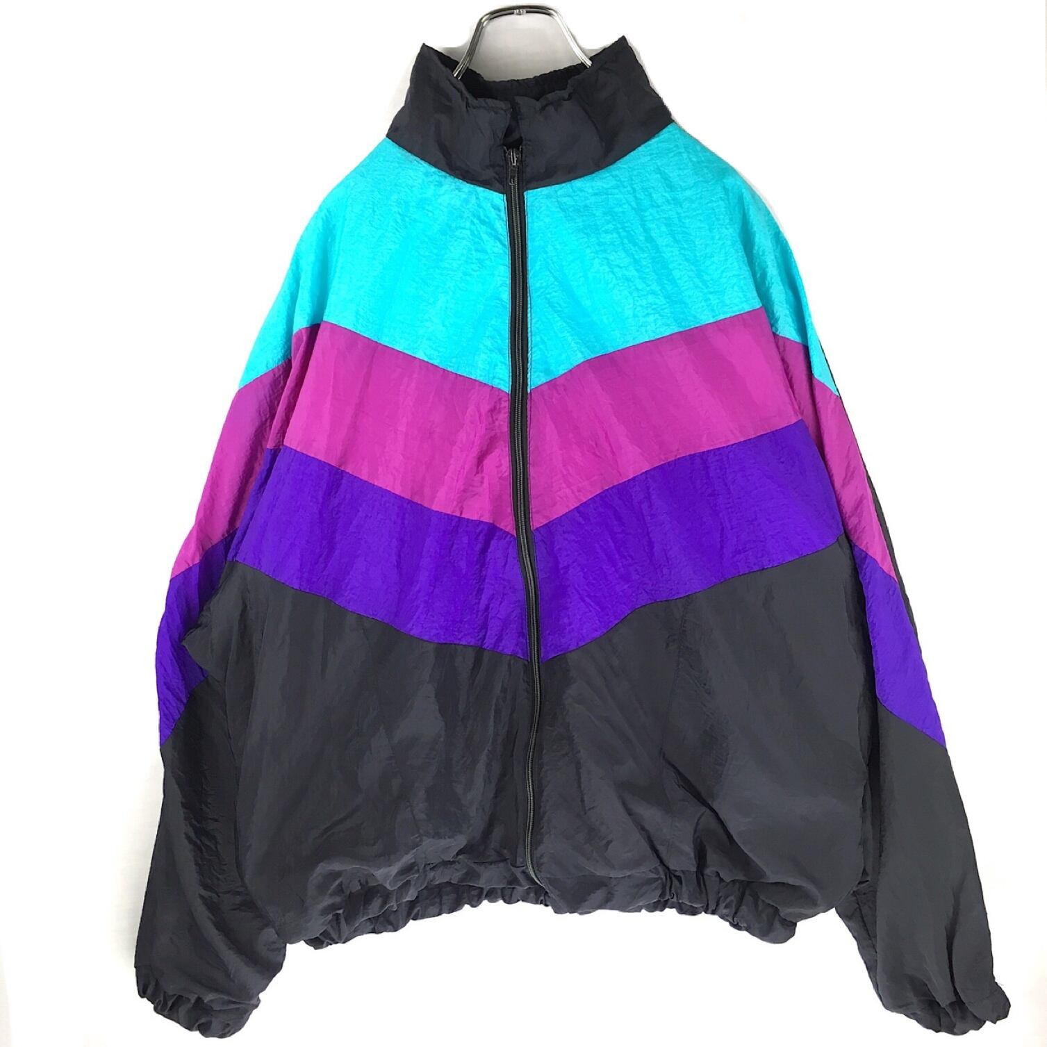 euro border color nylon jacket /12