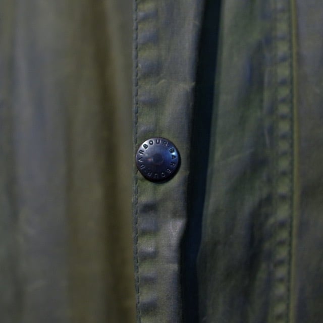 1980-90s Barbour BORDER Olive Green Size 38 / バブアー ボーダー 3