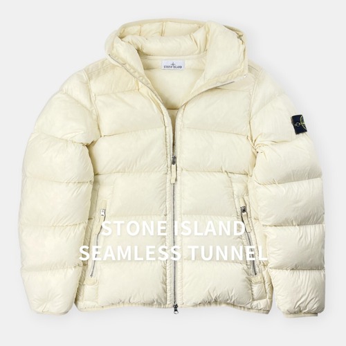 美品 STONE ISLAND ストーンアイランド シームレス トンネル ナイロン ダウンジャケット 791543728 M / J&NREUSE メンズ アウター
