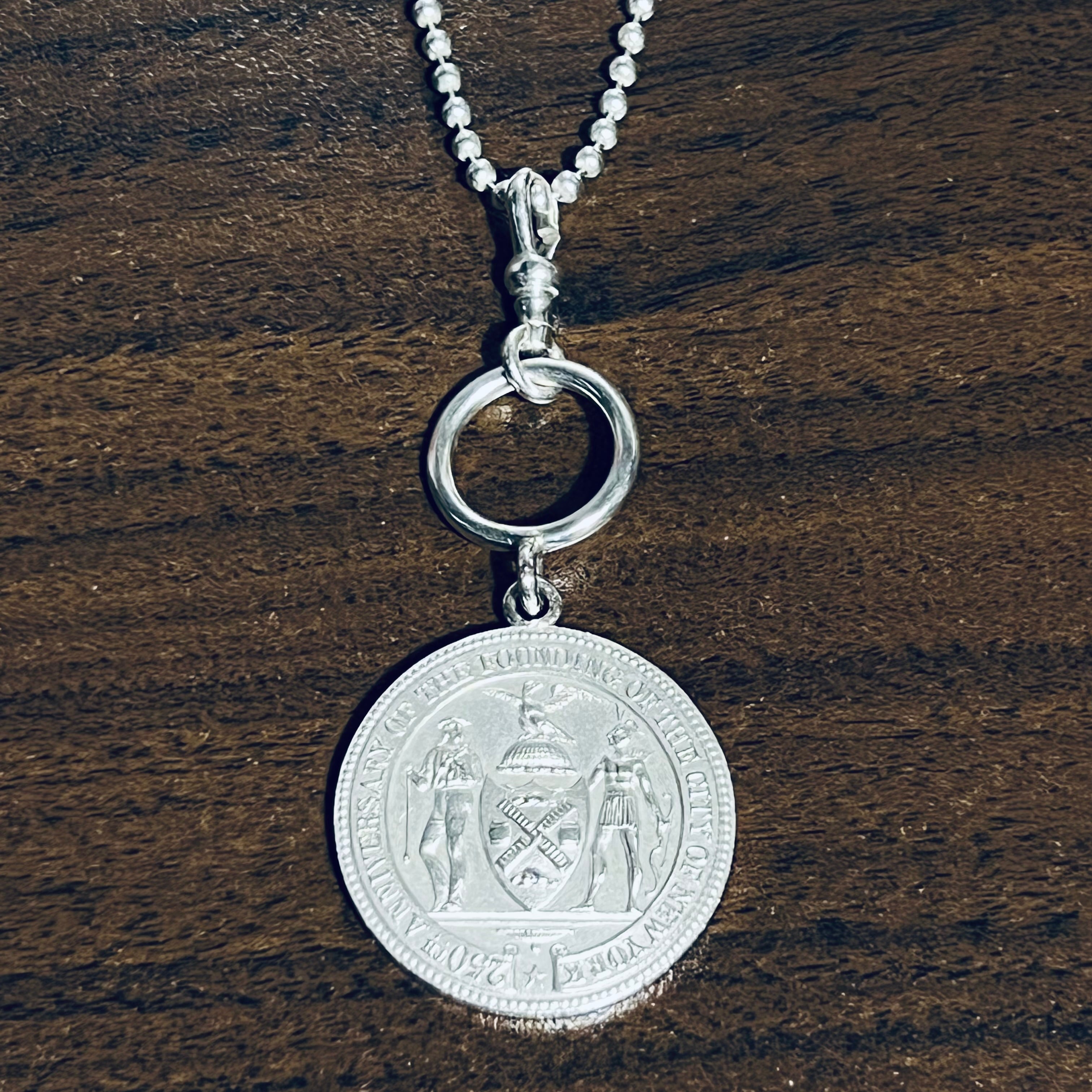 アンティーク ティファニー 1903 NYC メダル ネックレス TIFFANY