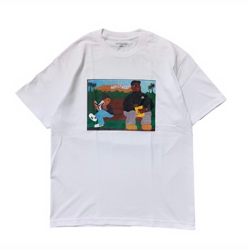 stacks / Wackwack "Big Poppa" TEE -WHITE-