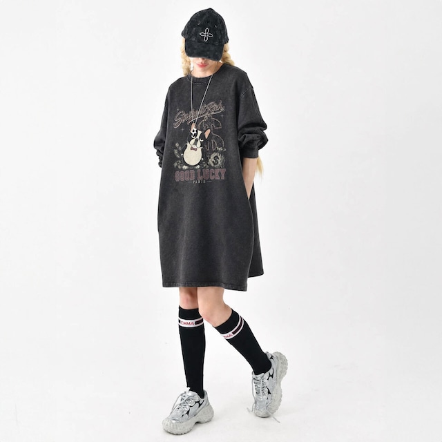 アニマルグラフィックスウェットワンピース 2col R02844