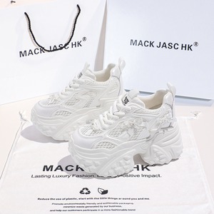 lace-up platform low-cut sneakers la2411