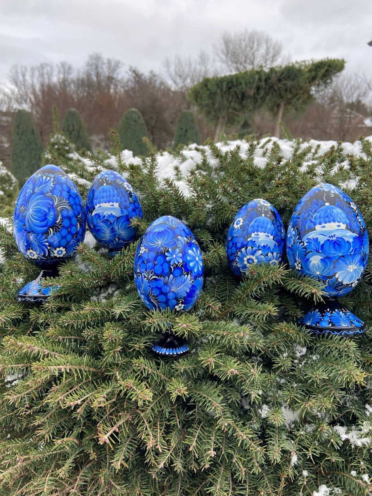 プィサンカ・土台付き（イースター・エッグ）13 cm（ホロベッツ作） - 12