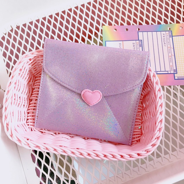 ラブレター ミニポーチ メタリック スクエアポーチ サニタリーポーチ ゆめかわ 個性的 More Lluze モア ルーゼ ラブレター ミニポーチ メタリック スクエアポーチ サニタリーポーチ ゆめかわ 個性的 More Lluze モア ルーゼ