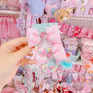 【P6】8-7ツインリボンヘアクリップ