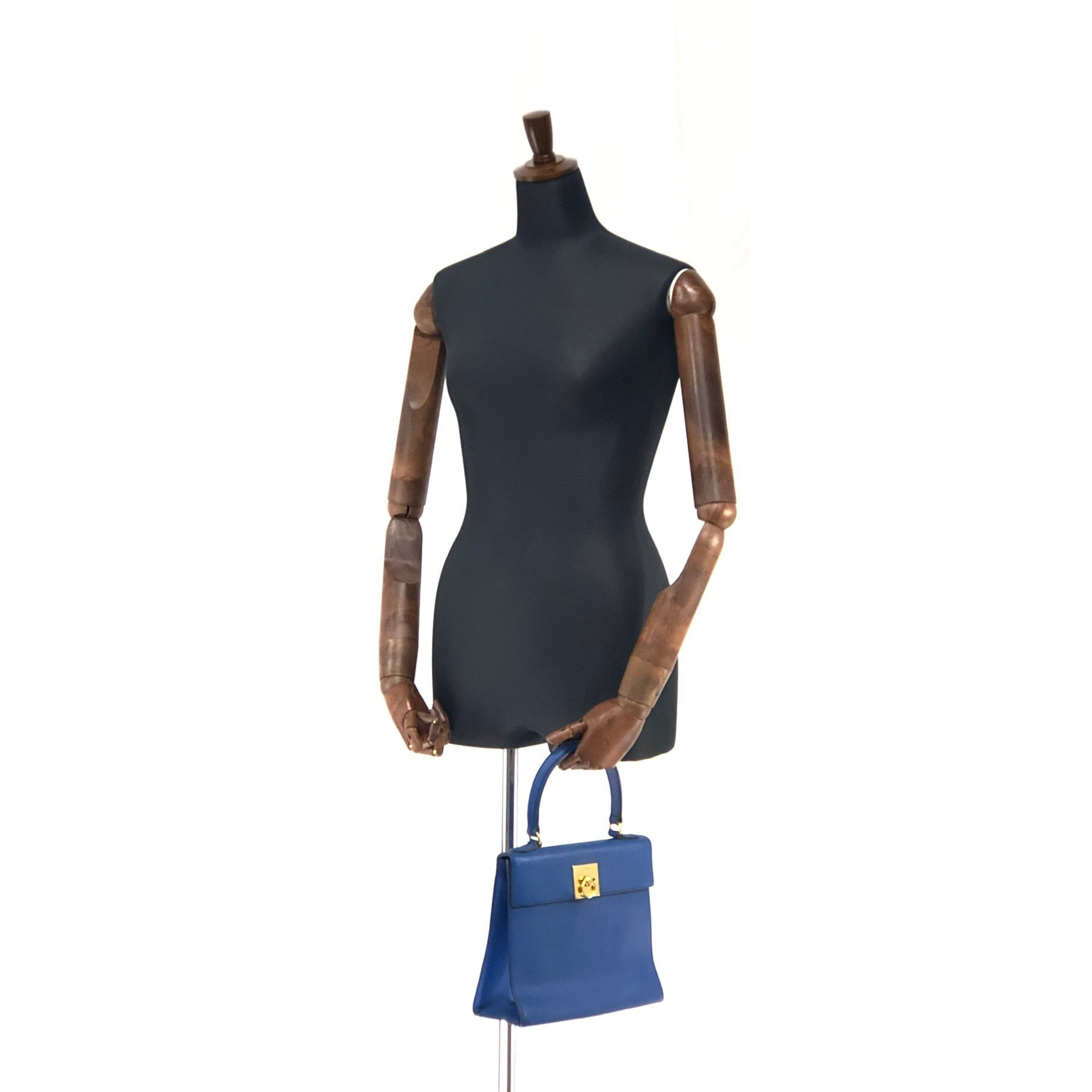 CELINE セリーヌ マンテル ガンチーニ ケリー レザー 2WAY ショルダー