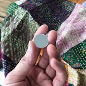 《no.2》2.0cm 丸鏡 ミラー刺繍