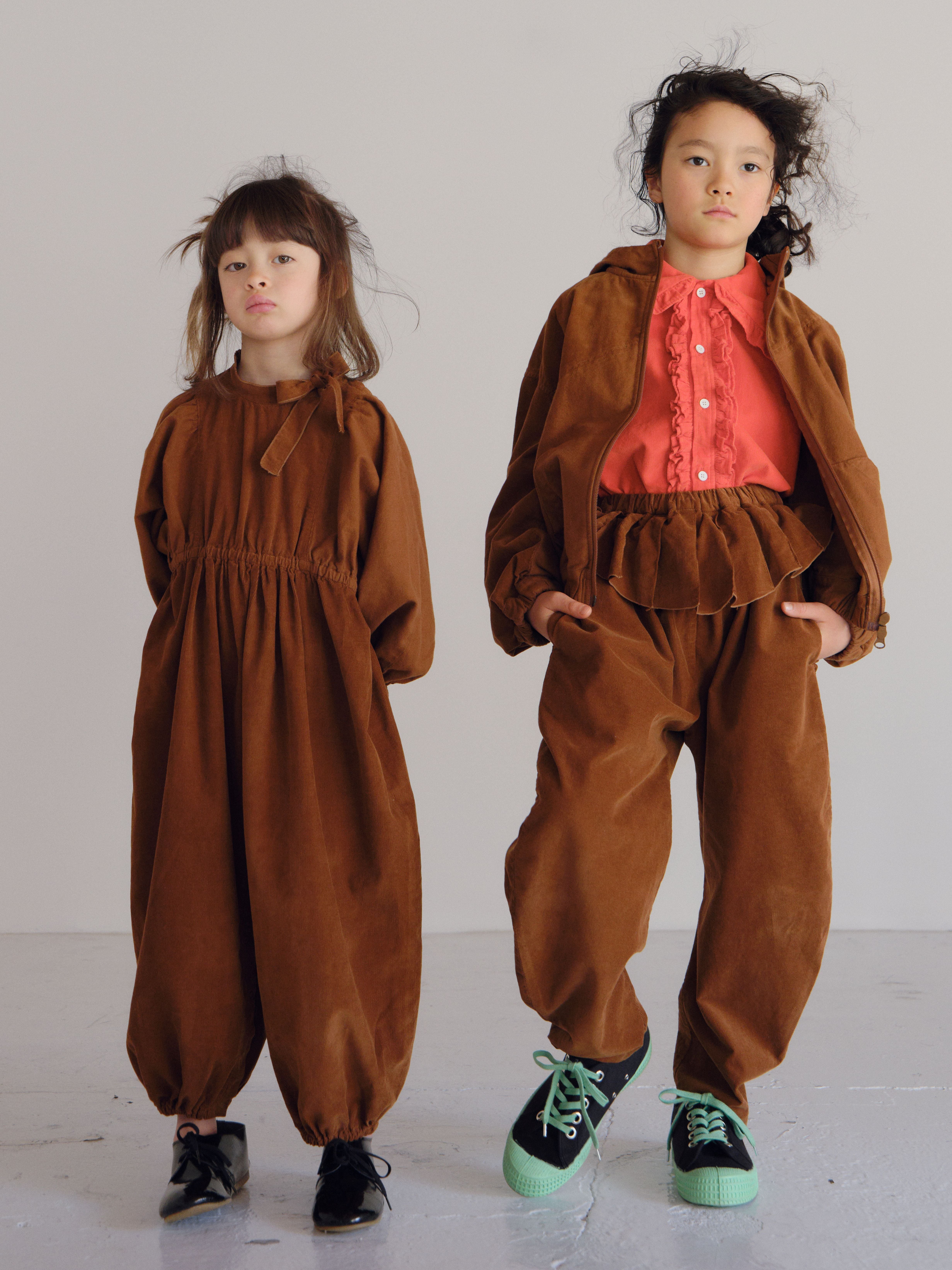 26AW】folkmade(フォークメイド)Noble Jumpsuit CHESTNUT(90/100/110