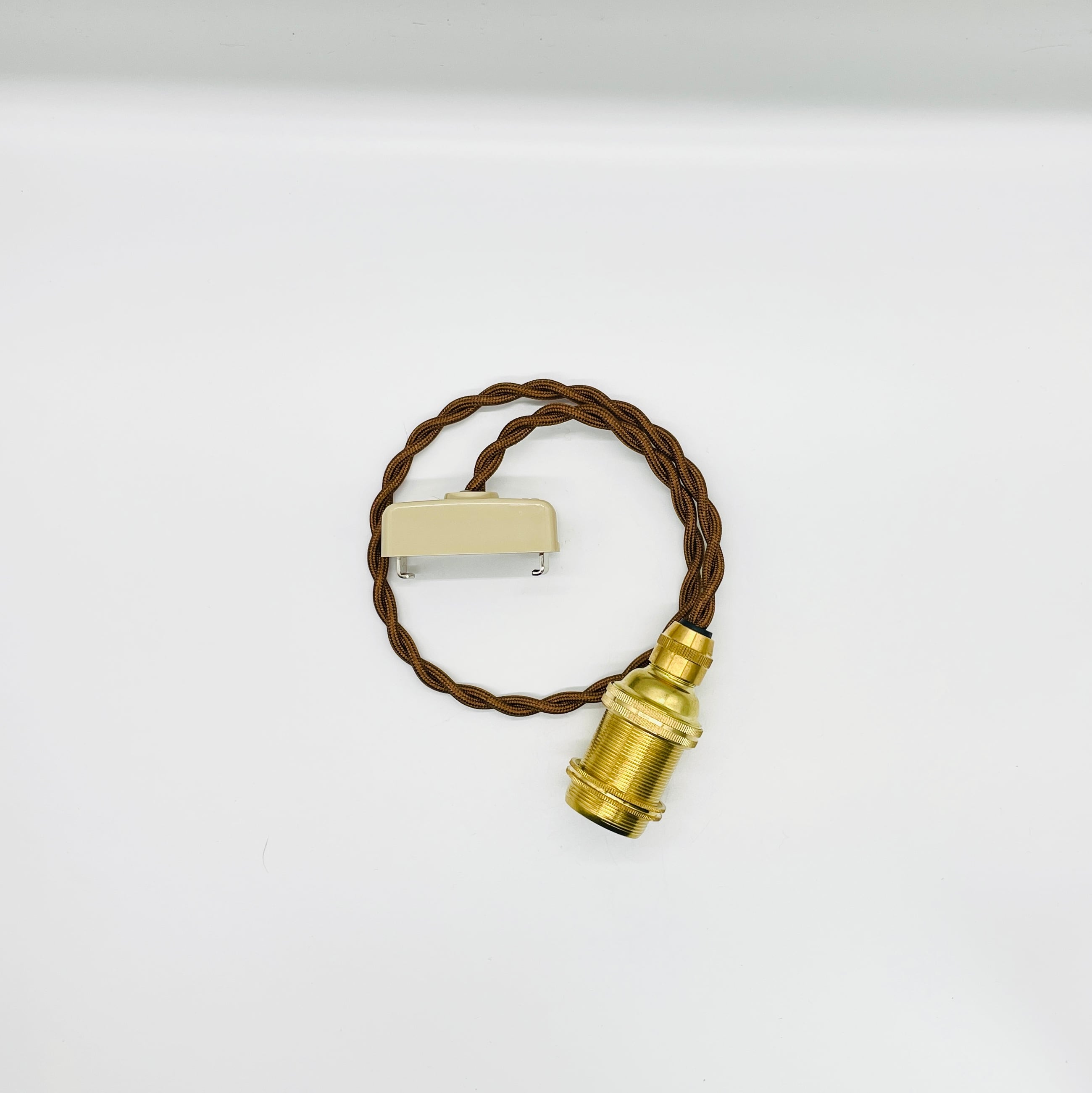 真鍮ペンダントライト灯具 E17 100cm LED対応 PSEあり 国内製造 引掛