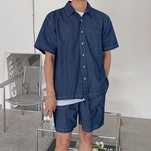 ダンガリーハーフパンツ　MT0080147