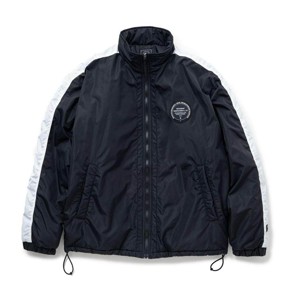 RATS ブラック ナイロンジャケット RATS TRACK JKT | MAROON WEBSTORE