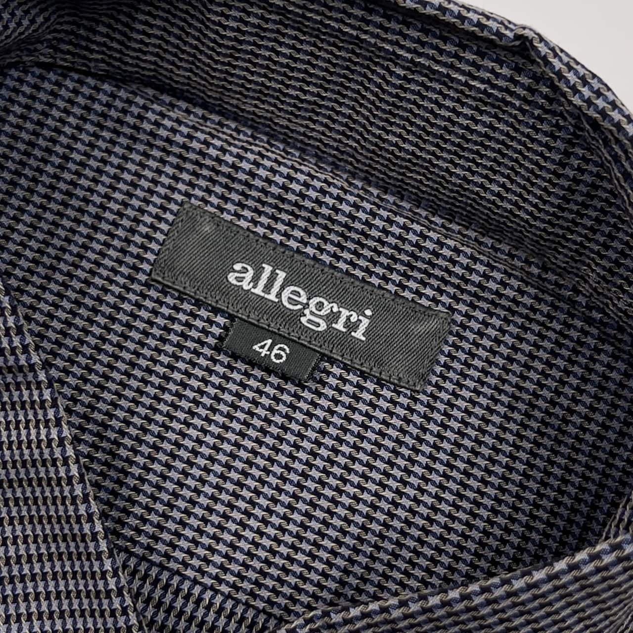 新品 タグ付き allegri アレグリ 総柄 長袖シャツ 46/メンズ