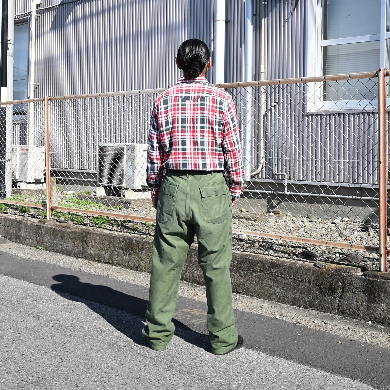 YASHIKI(ヤシキ)Sekkei mohair Cardigan、ヴィンテージアイテムミックススタイル