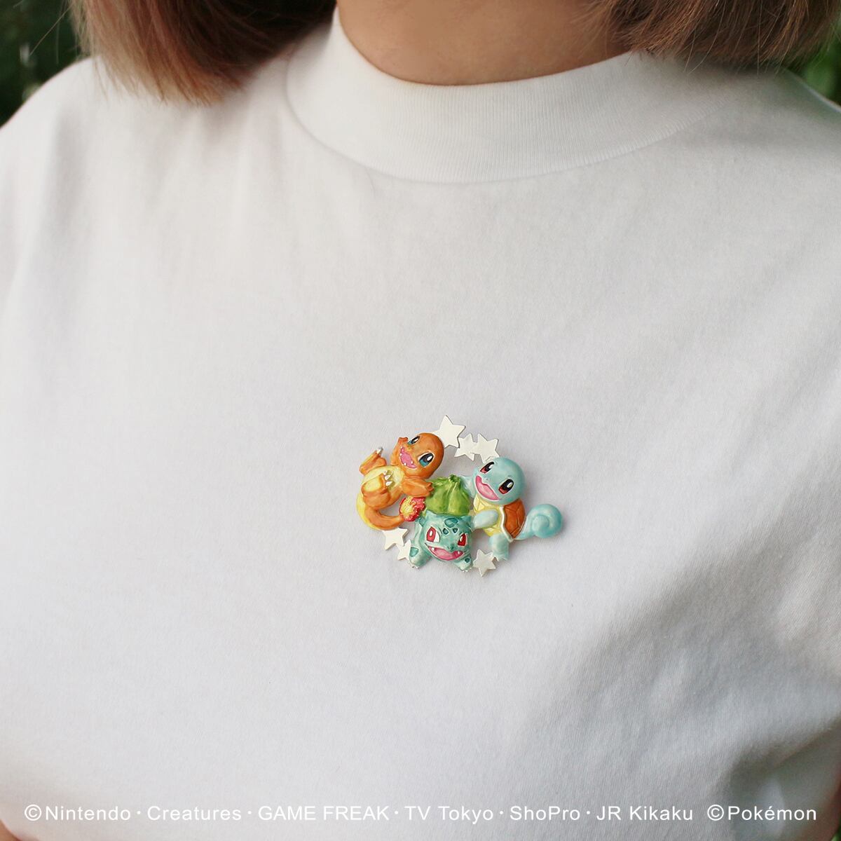 Pokemon Palnartpoc ヒトカゲ ゼニガメ フシギダネ ブローチ みちくさ雑貨屋elufe