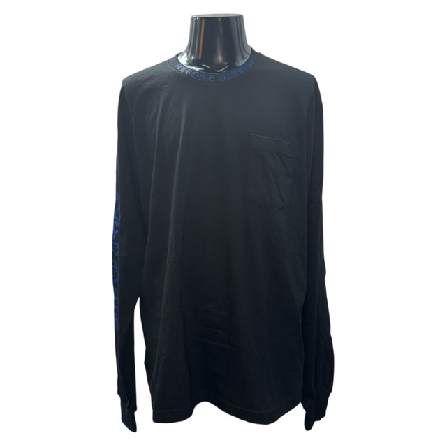 【CHROME HEARTS】クロムハーツ ネックロゴ ロングTシャツ