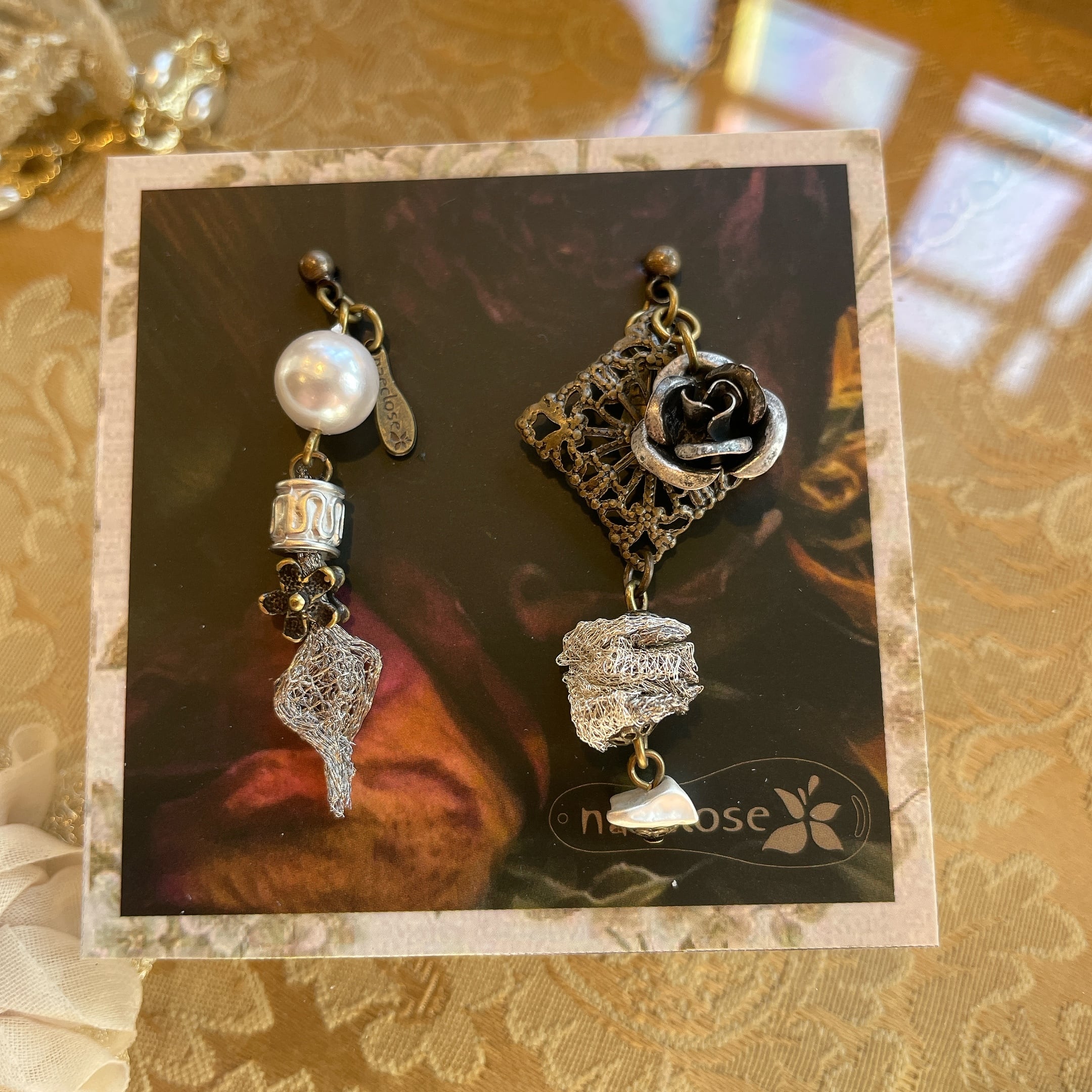 レトロクラッシックガーデン ピアス・イヤリング | naeclose