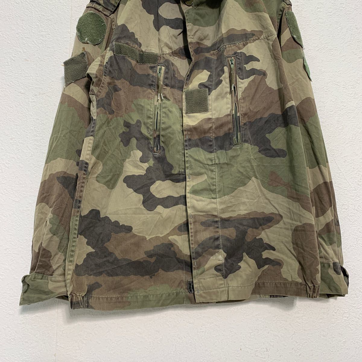 ミリタリー ジャケット L〜 迷彩 カモフラ カーキー ポケット 古着卸