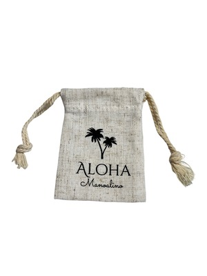 Aloha small bag(ManoalinoオリジナルAloha巾着)
