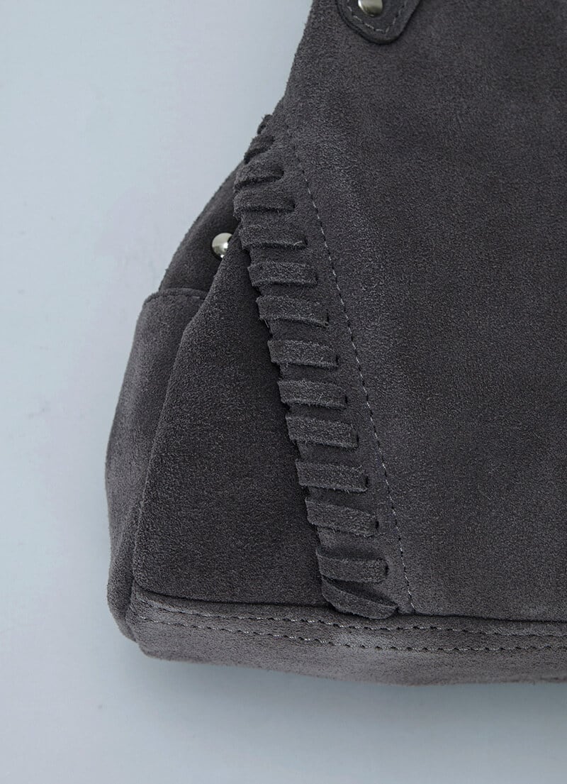 as”on] BONITA MINI BAG / SUEDE CHARCOAL 正規品 韓国ブランド 韓国